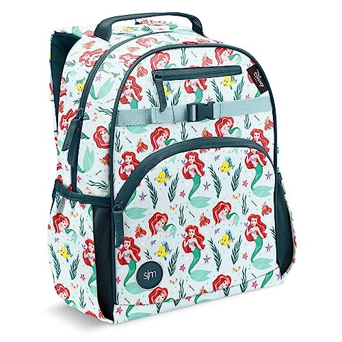Simple Modern Medium Disney Toddler Backpack for School Girls and Boys | Kindergarten Elementary Kids Backpack | Fletcher Collection | Kids - 15" tall | The Little Mermaid Ariel's Treasures | Amazon (US)