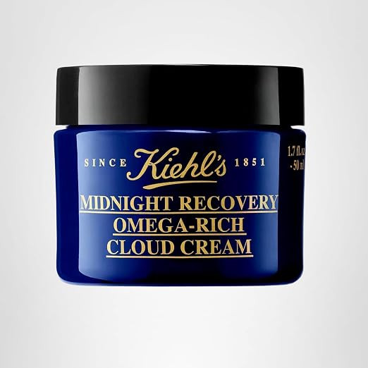 Kiehl's Midnight Recovery Omega-Rich Cloud Night Cream, Anti-Aging Face Moisturizer Plumps & Rest... | Amazon (US)