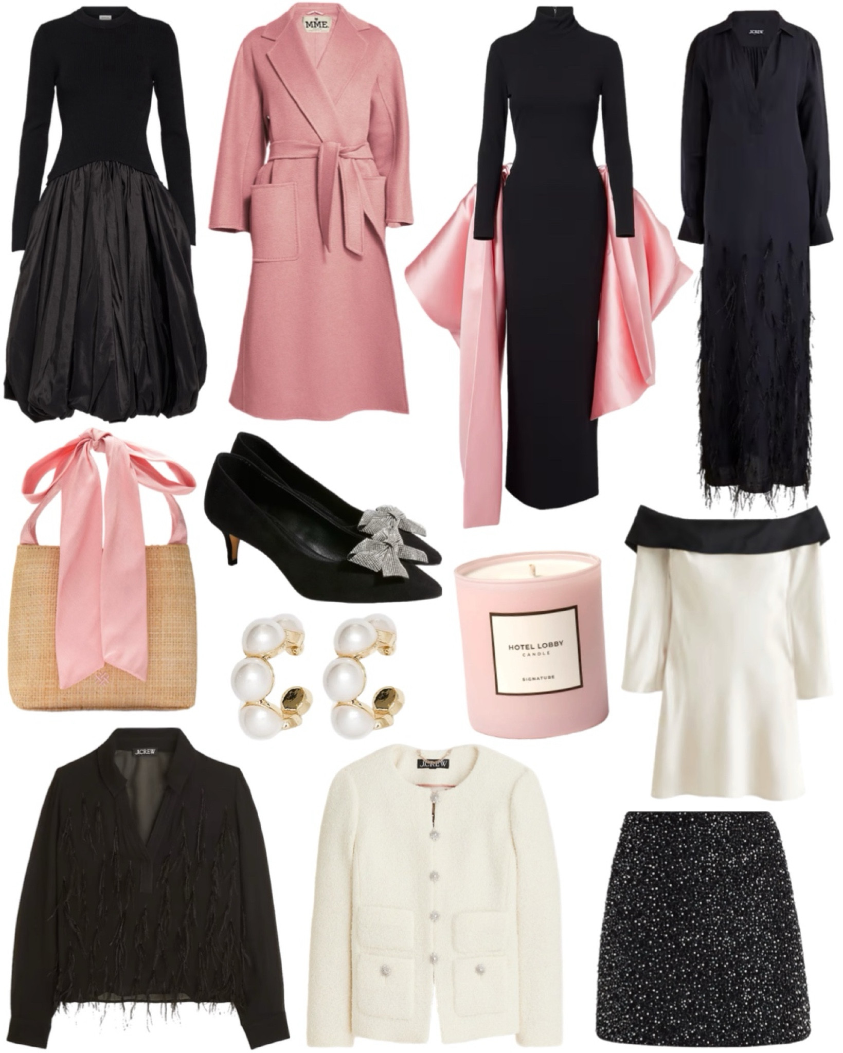 So many beautiful holiday party dresses. Plus, the top left dress was just worn by Taylor Swift last night in New York. So many lovely options for winter outfits and holiday gifts.  

#LTKParties #LTKHoliday #LTKSeasonal