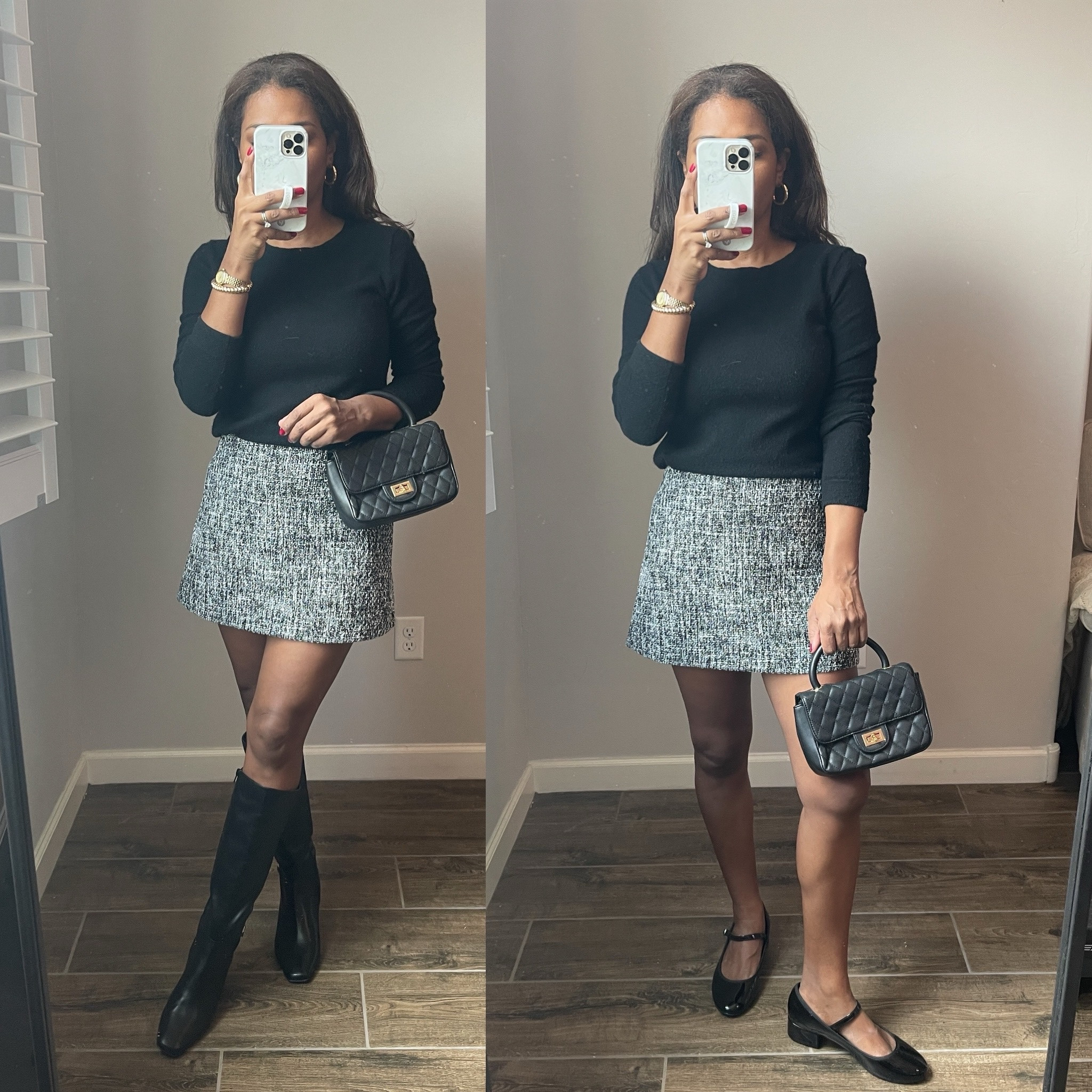 Abercrombie skort! This is a mini so it comes up pretty high. I’m wearing a size four, or small 

#LTKSeasonal #LTKFindsUnder50 #LTKFindsUnder100