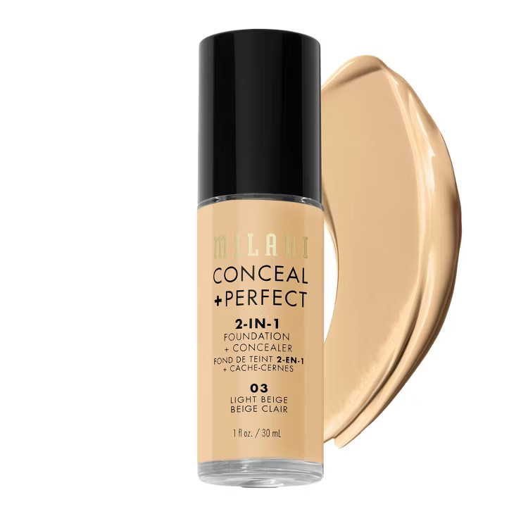 Milani Conceal + Perfect 2-in-1 Foundation + Concealer Cruelty-Free Liquid Foundation - 1 fl oz | Target