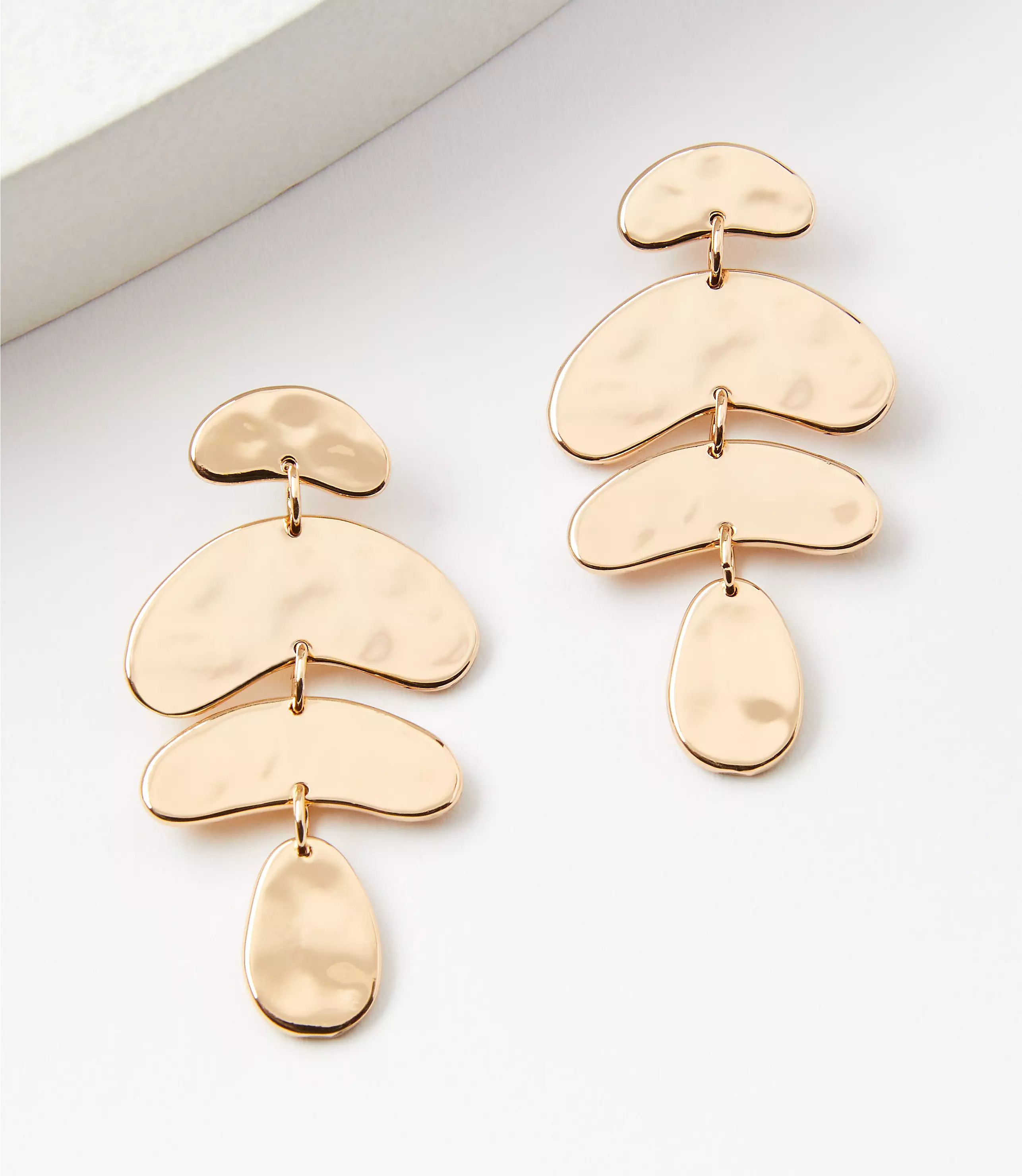 Molded Abstract Drop Earrings | LOFT