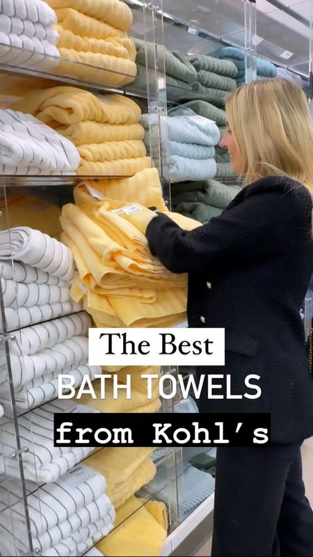 The softest towels from @Kohls starting at $6 with code SAVE20. They come in other sizes and colors! 

Sonoma Goods For Life Quick Dry Ribbed Bath Towel

#LTKVideo #LTKhome #LTKsalealert