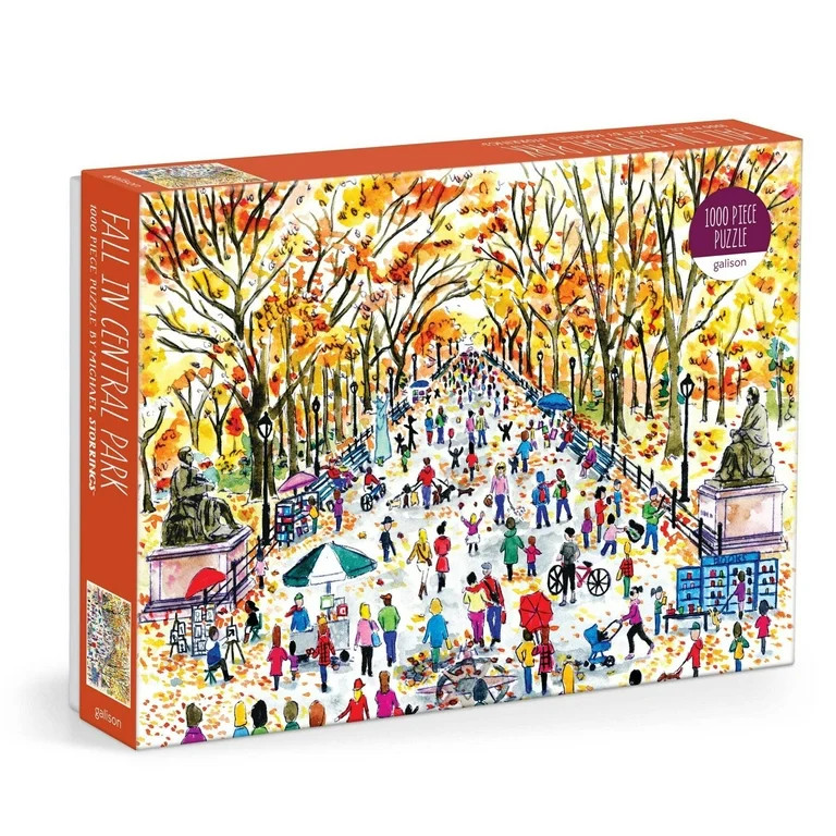 Michael Storrings Fall in Central Park 1000 Piece Puzzle | Walmart (US)