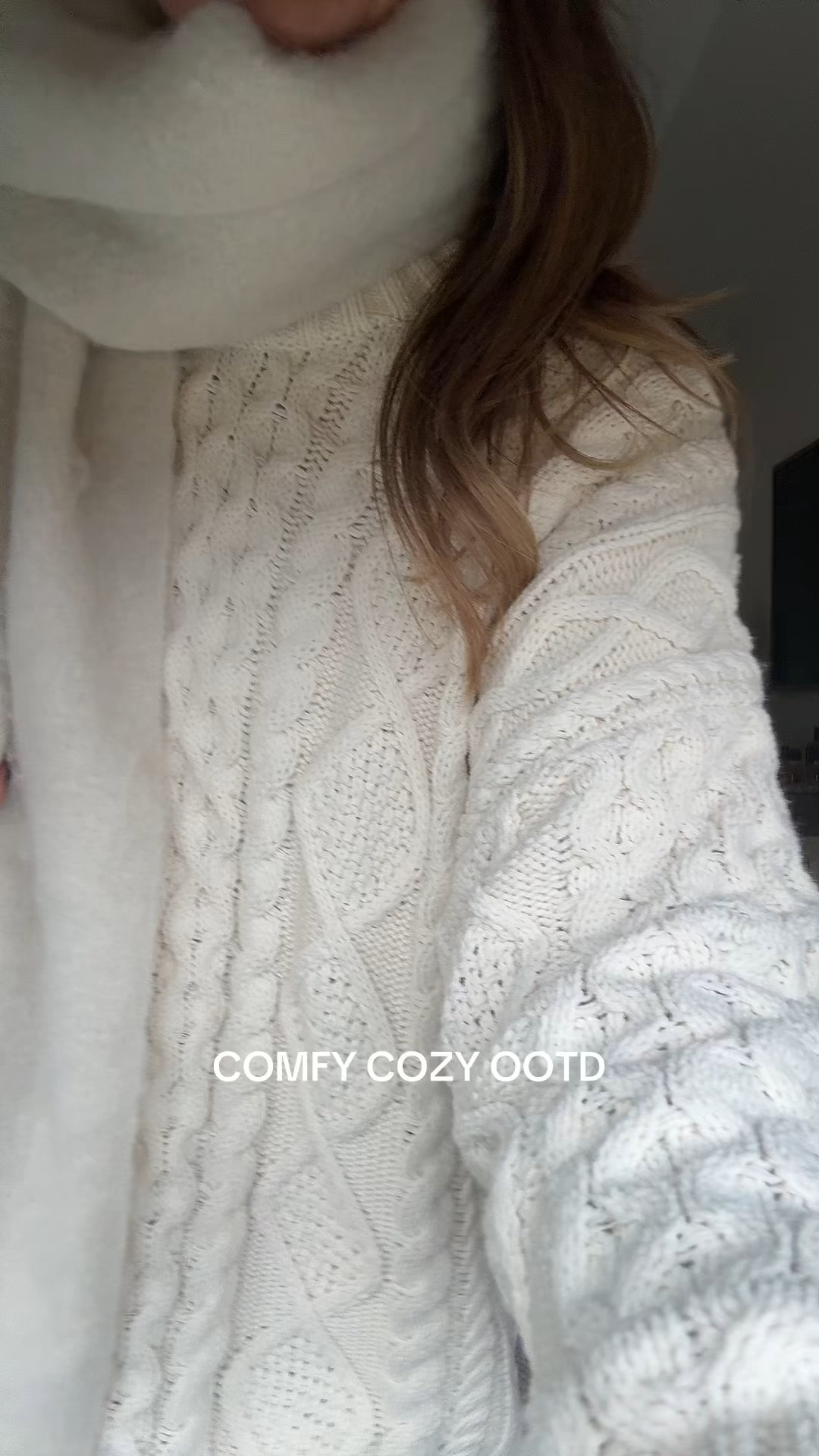 comfy cozy ootd wearing Abercrombie sweater (small) with Abercrombie high rise loose jeans (27) 

#LTKStyleTip #LTKShoeCrush #LTKSeasonal