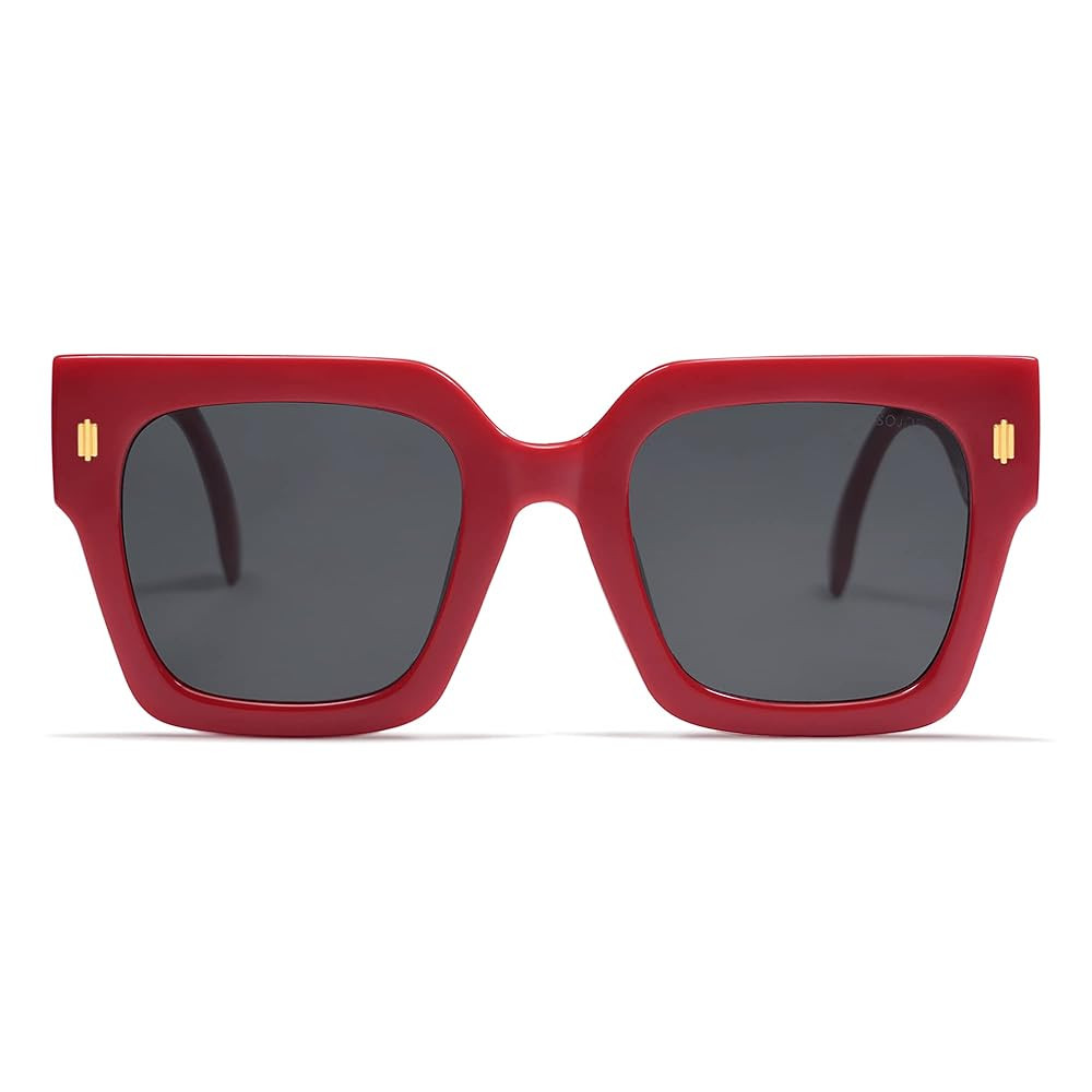 SOJOS Vintage Oversized Square Sunglasses for Women,Retro Womens Luxury Big Large Sun Glasses UV4... | Amazon (US)