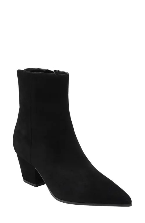 Marc Fisher LTD Mavey Pointed Toe Bootie in Black at Nordstrom, Size 11 | Nordstrom