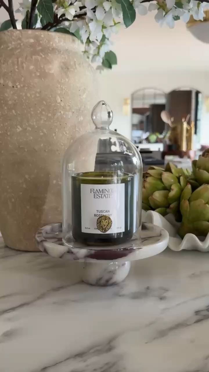 This candle paired with the marble stand and glass cloche?! Such a high-end touch. ✨

#LTKHome #LTKdayinmylife #LTKvlog
