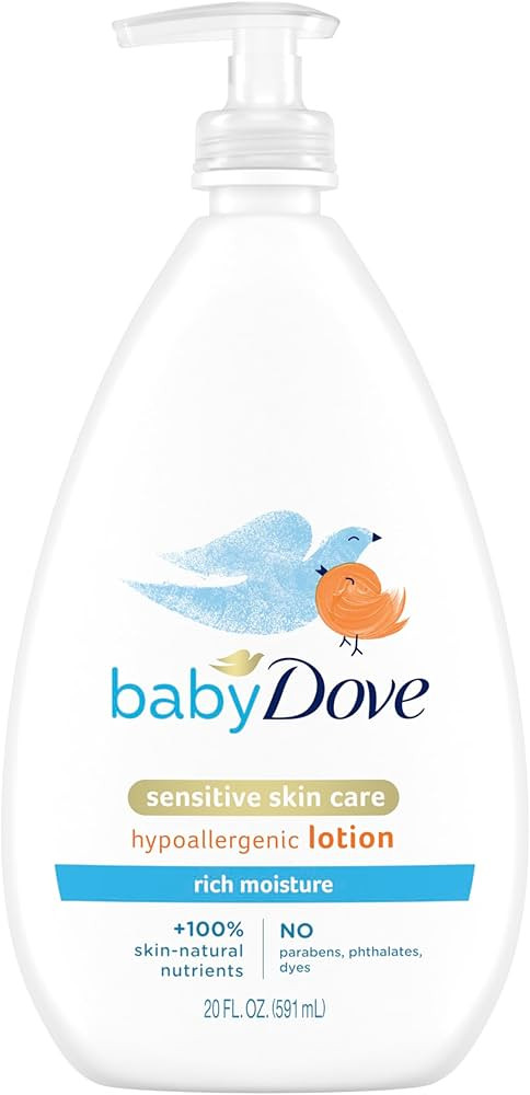 Baby Dove Sensitive Skin Care Body Lotion For Delicate Baby Skin Rich Moisture With 24-Hour Moist... | Amazon (US)