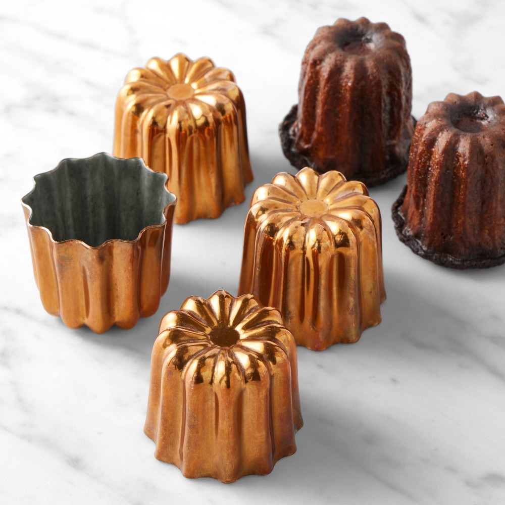 de Buyer Copper Canele Molds, Set of 4 | Williams-Sonoma