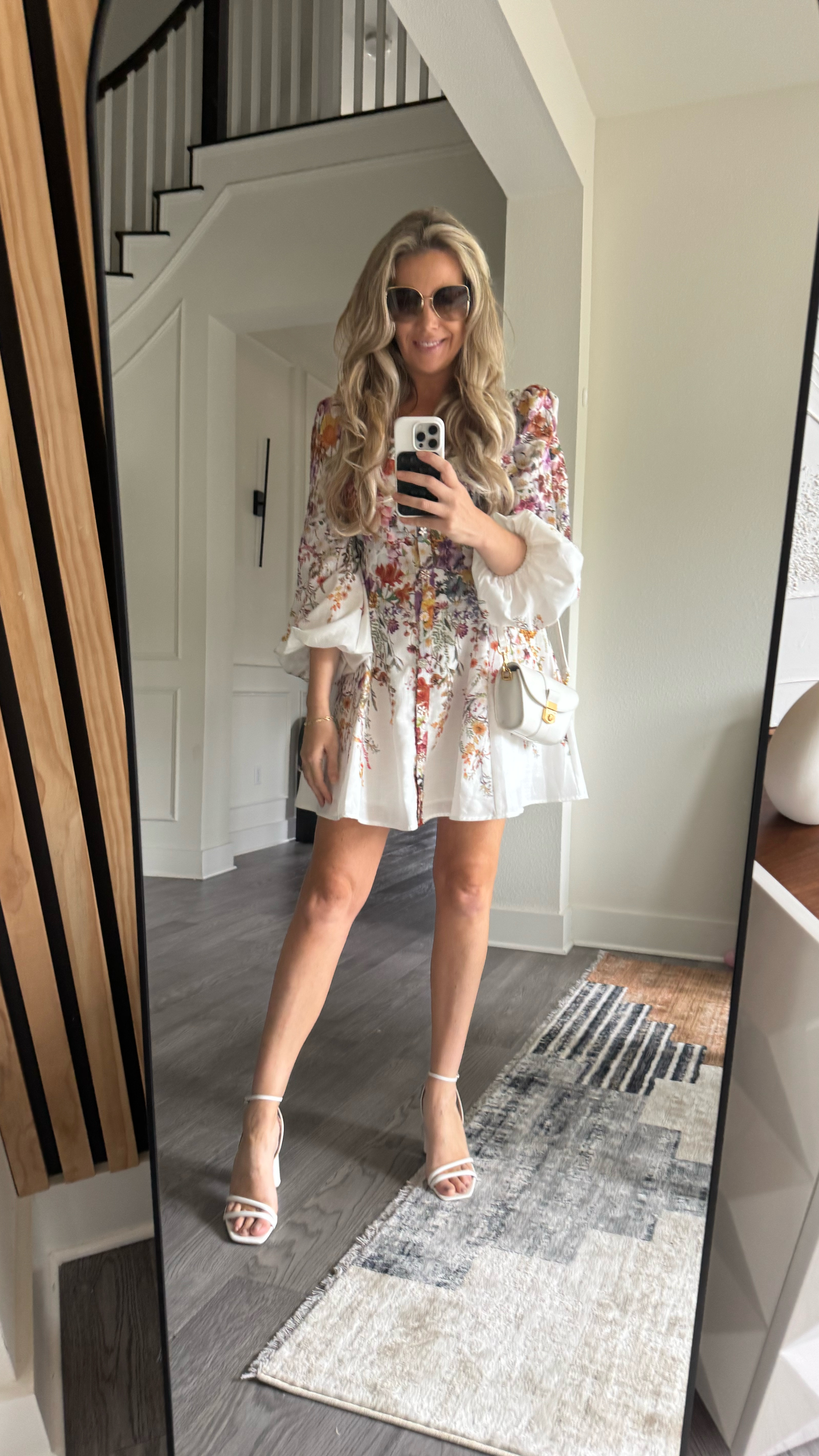 Loving this designer look for less! The similar designer versions by Zimmermann are almost $1000…this is $118. I wore it to my Valentino’s communion. It’s true to size…I’m 5”9 155lbs and in a large but probably could have also taken a medium for a tighter fit in the waist. Purchase inspired by @fashionablyjess