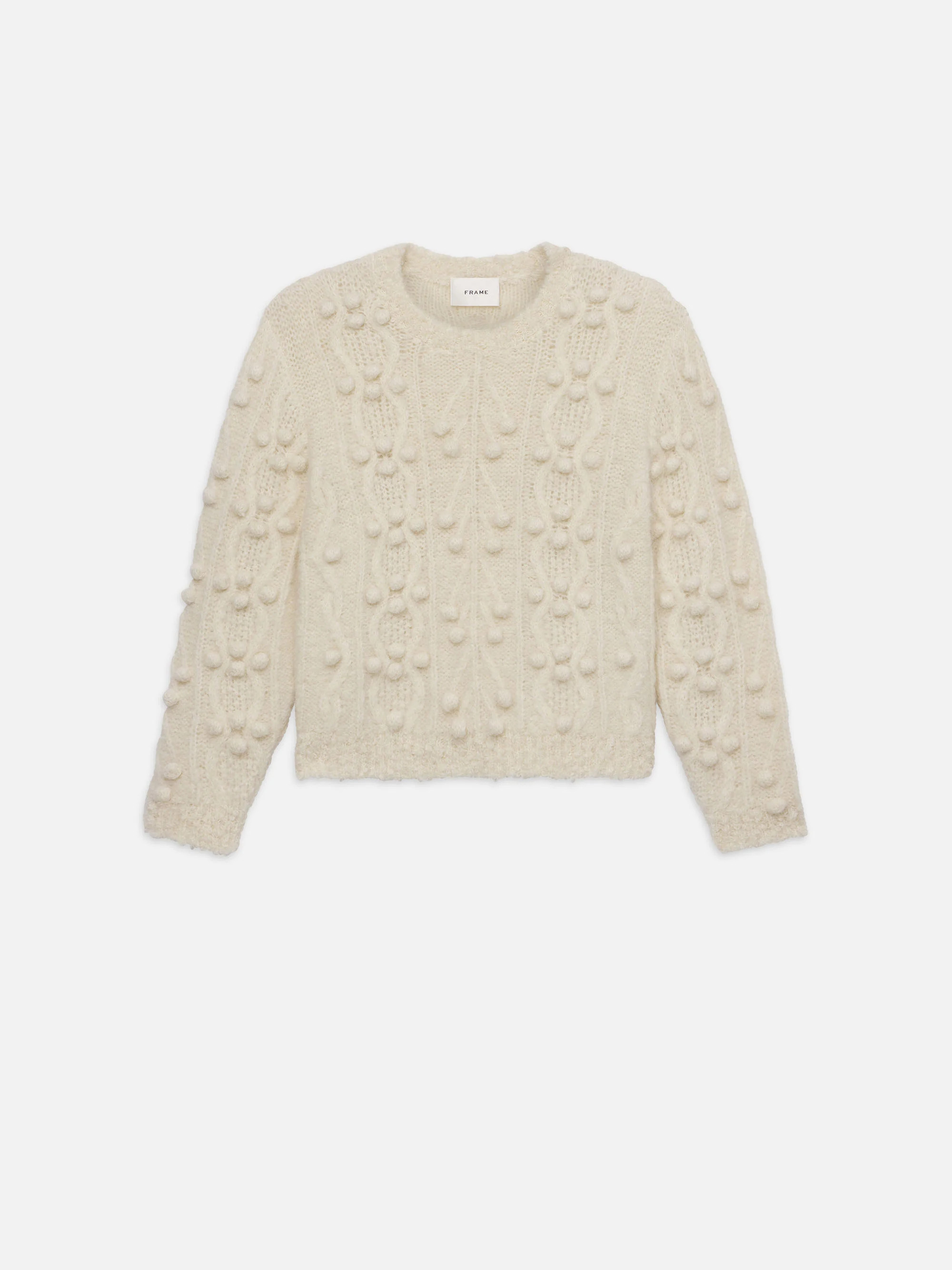 Popcorn Pullover  in  Cream | Frame Denim