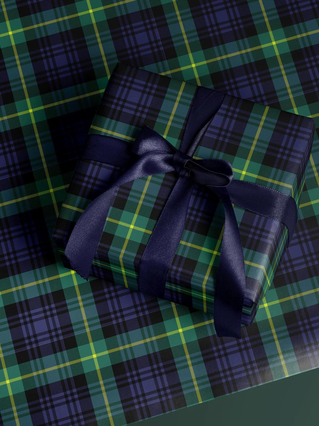 Plaid Wrapping Paper Christmas Tartan Wrapping Paper Plaid Christmas Gift Wrap Vintage Christmas ... | Etsy (US)