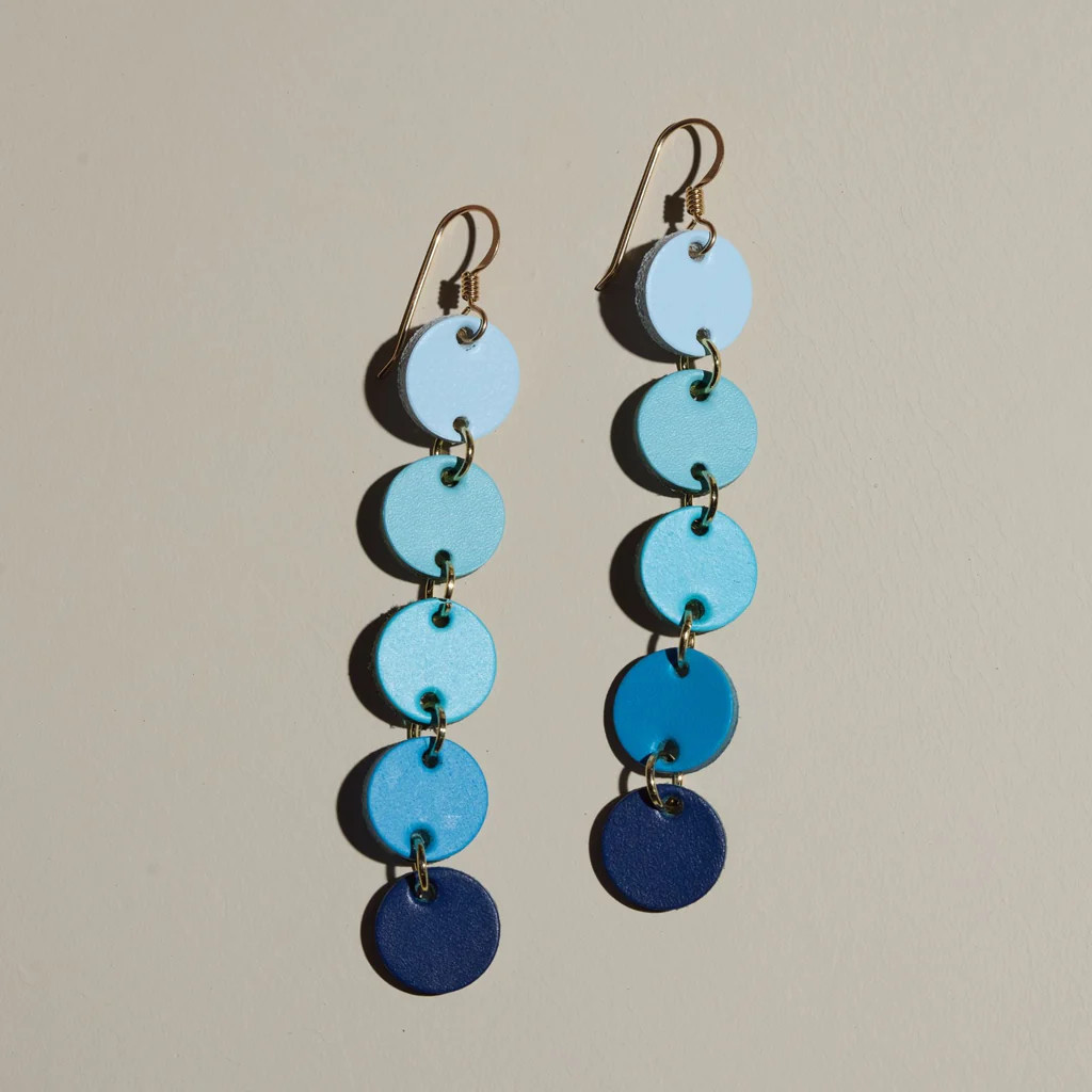 Blue Ombré Sylvie | Nickel and Suede