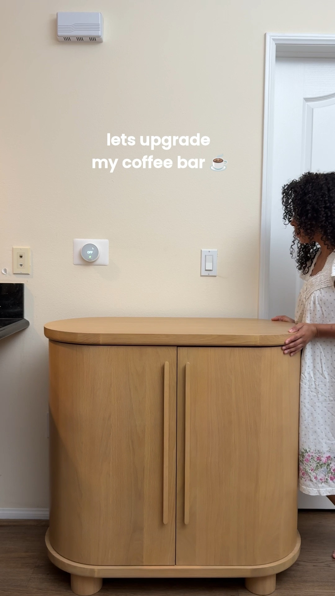 loving my new coffee bar!! gives west elm vibes for a fraction of the price 💕
#home #furniture #cabinet #coffeebar 

#LTKHome