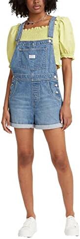 Levi's Women's Premium Vintage Shortalls | Amazon (US)