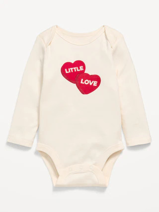 Long-Sleeve Unisex Graphic Bodysuit for Baby | Old Navy (CA)