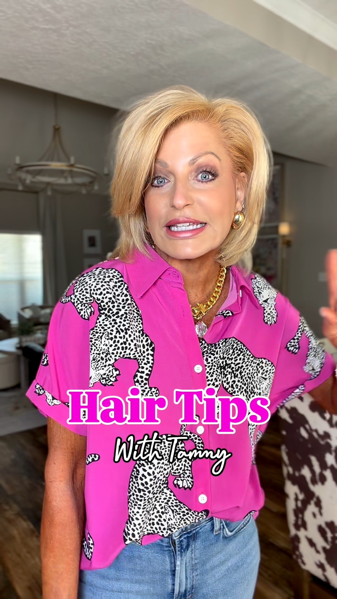 Sometimes there’s small things to share that can make a difference.  As someone who worked in the beauty industry for years I realize it’s not a one size fits all but I’ve used this technique on finer & thinner hair when I was behind the chair & sharing it here.  
I’m wearing a lg in my top for an oversized fit.  (The print is gorgeous & easy to wear top)

#LTKstorytime #LTKBeauty #LTKvlog