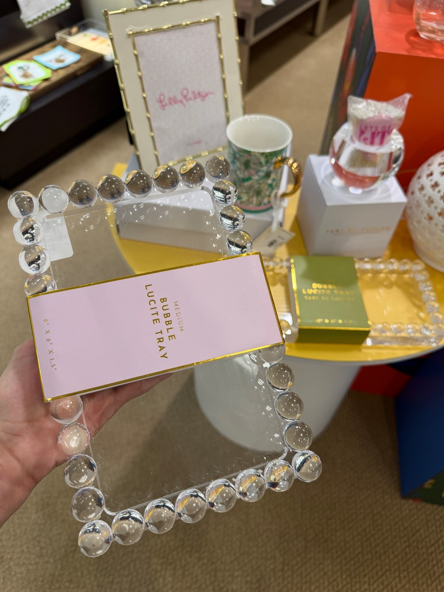 Bubble Lucite tray in size medium 🤍 I use the small size as a candle and diffuser dish

#LTKSaleAlert #LTKHome