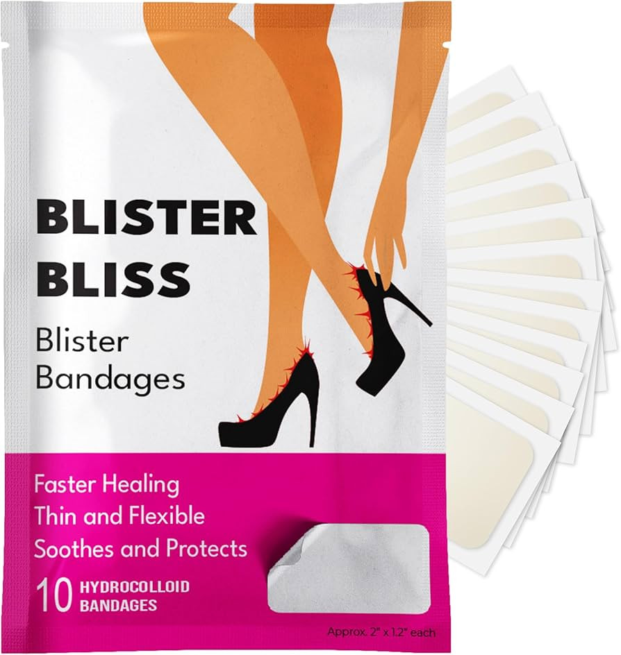 Blister Bliss Bridesmaid Gifts Blister Bandages for Feet, Stockings Stuffer for Women, Wedding Da... | Amazon (US)