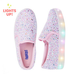 Glitter Light Up Slip On Sneaker | FabKids