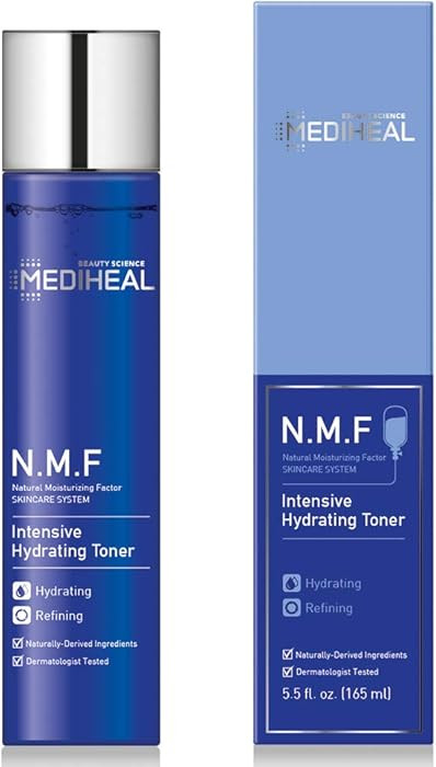 MEDIHEAL N.M.F Intensive Hydrating Toner, No.1 Korean Skincare Brand, 5.5 fl.oz (165ml) Ultra Hyd... | Amazon (US)