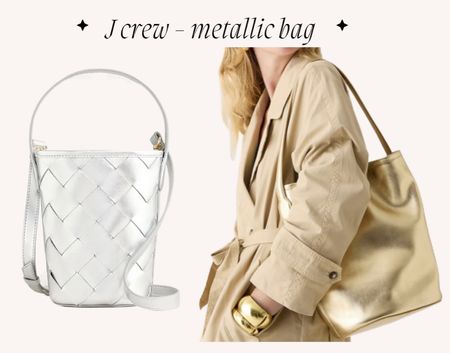 Gold metallic buckle bag, silver metallic bucket bag, affordable handbags, leather metallic bag

#LTKSeasonal #LTKitbag #LTKGiftGuide