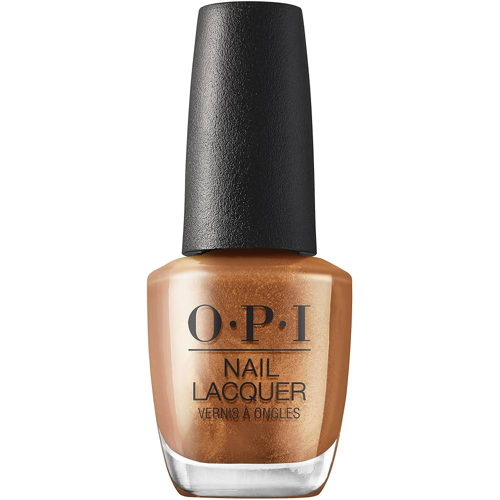 OPI Nail Lacquer Nail Polish | Opaque Multicolor Metallic Chip Resistant Nail Polish | Metallic M... | Amazon (US)