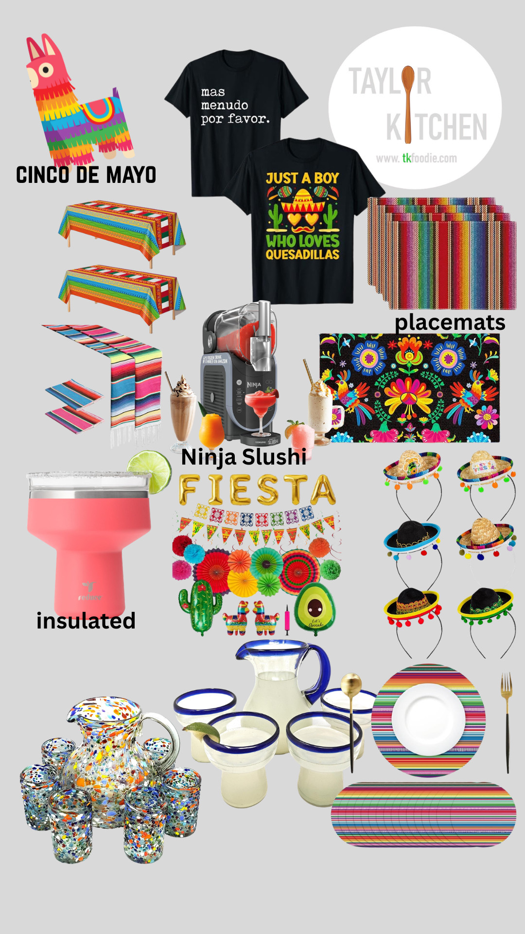 Happy #CincoDeMayo to all.  This year Taco Tuesday falls on Cinco de Mayo & we love a reason to celebrate. 🎉

Cute finds for Cinco de Mayo are all here on my LTK...even a Ninja Slushi maker for your margs, 🪅 

 #LTKSeasonal