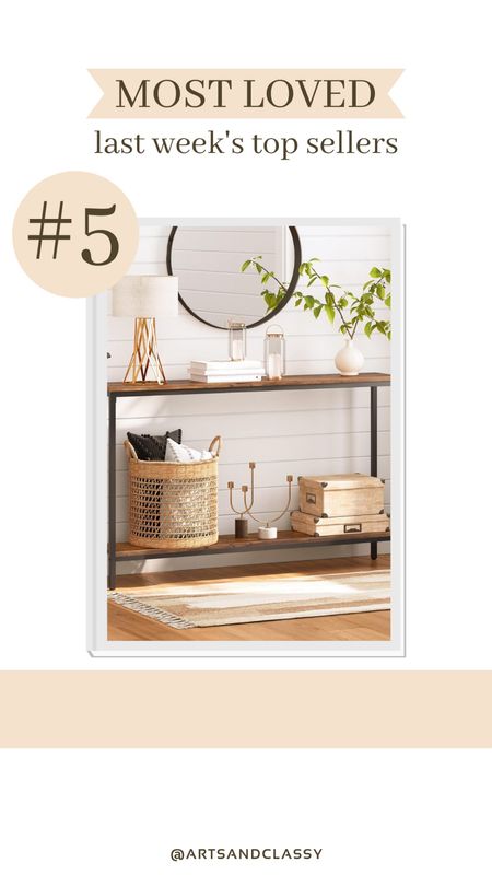This console table is one of this week’s most loved finds! I have this in my narrow entryway and it’s perfect. You can’t beat the price either, I found it on Amazon!

#LTKFindsUnder100 #LTKHome