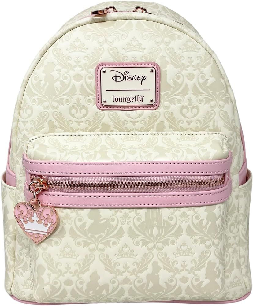 Loungefly Disney Princesses Damask Debossed Womens Double Strap Shoulder Bag Purse | Amazon (US)