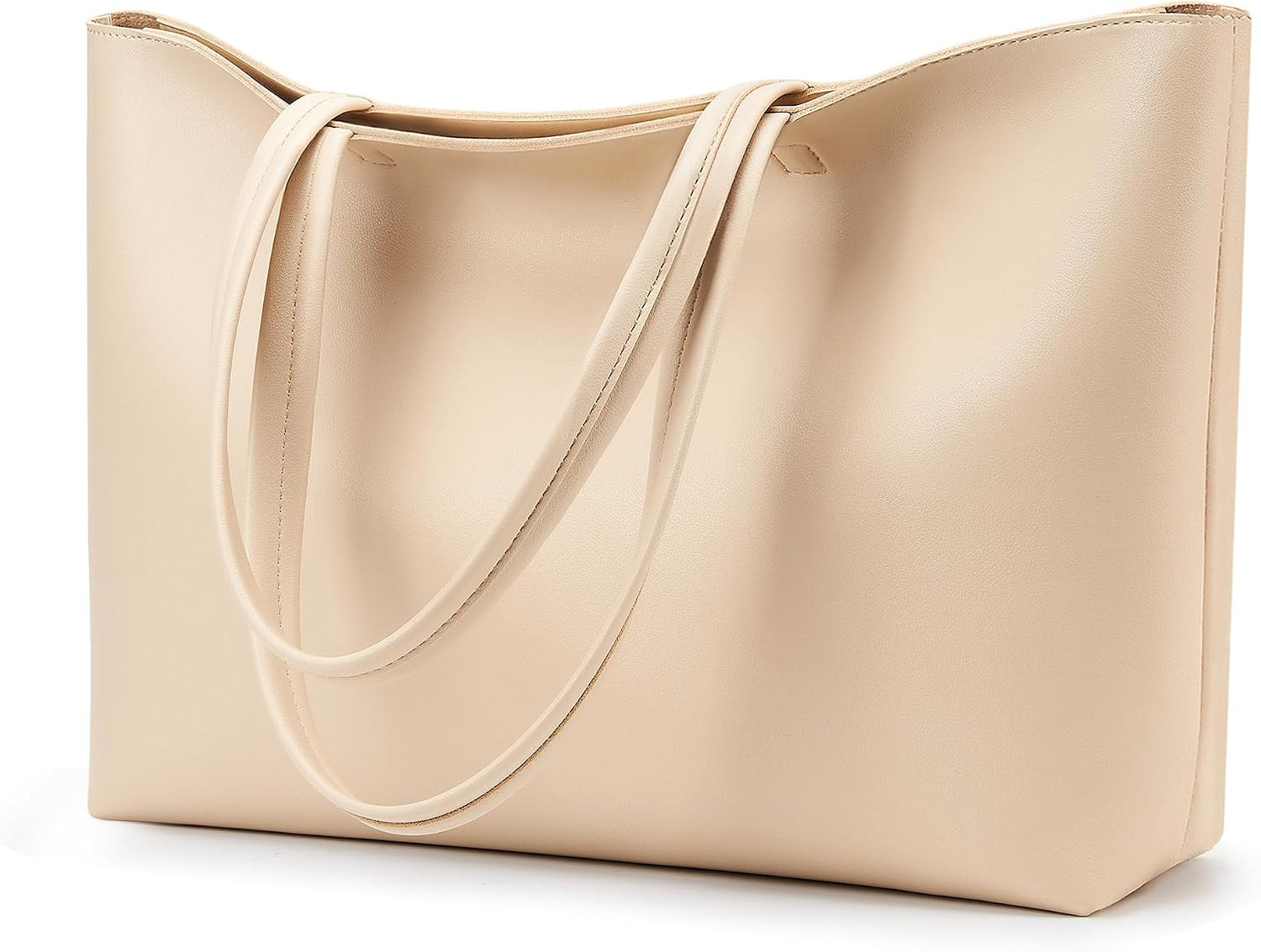 KALIDI Tote Bag Zipper Shoulder Bag Vegan Leather Purses Satchel for Women | Amazon (US)