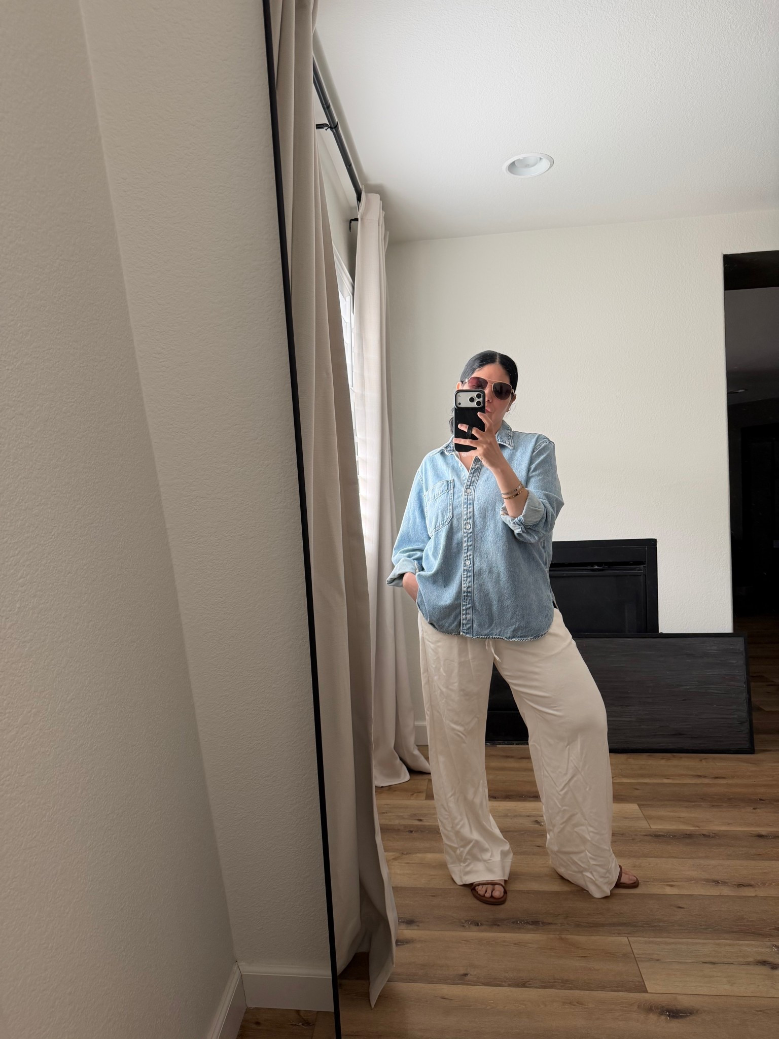 casual spring/summer outfit //: the top is nice (reminds me of an aritzia one I shared last year).  Great piece to create multiple outfits for spring and summer! 

#LTKootd #LTKmomlife #LTKgrwm