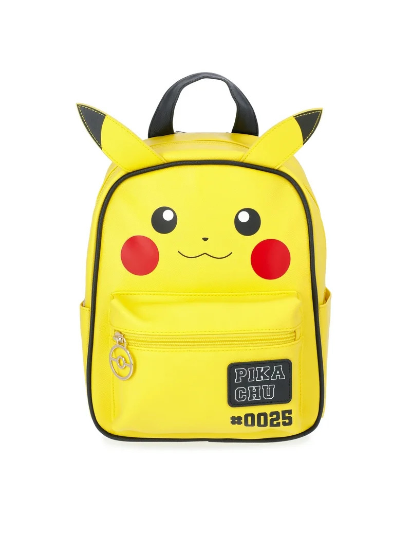 Pokemon Pikachu Women's 10.5" Mini Backpack, Yellow | Walmart (US)