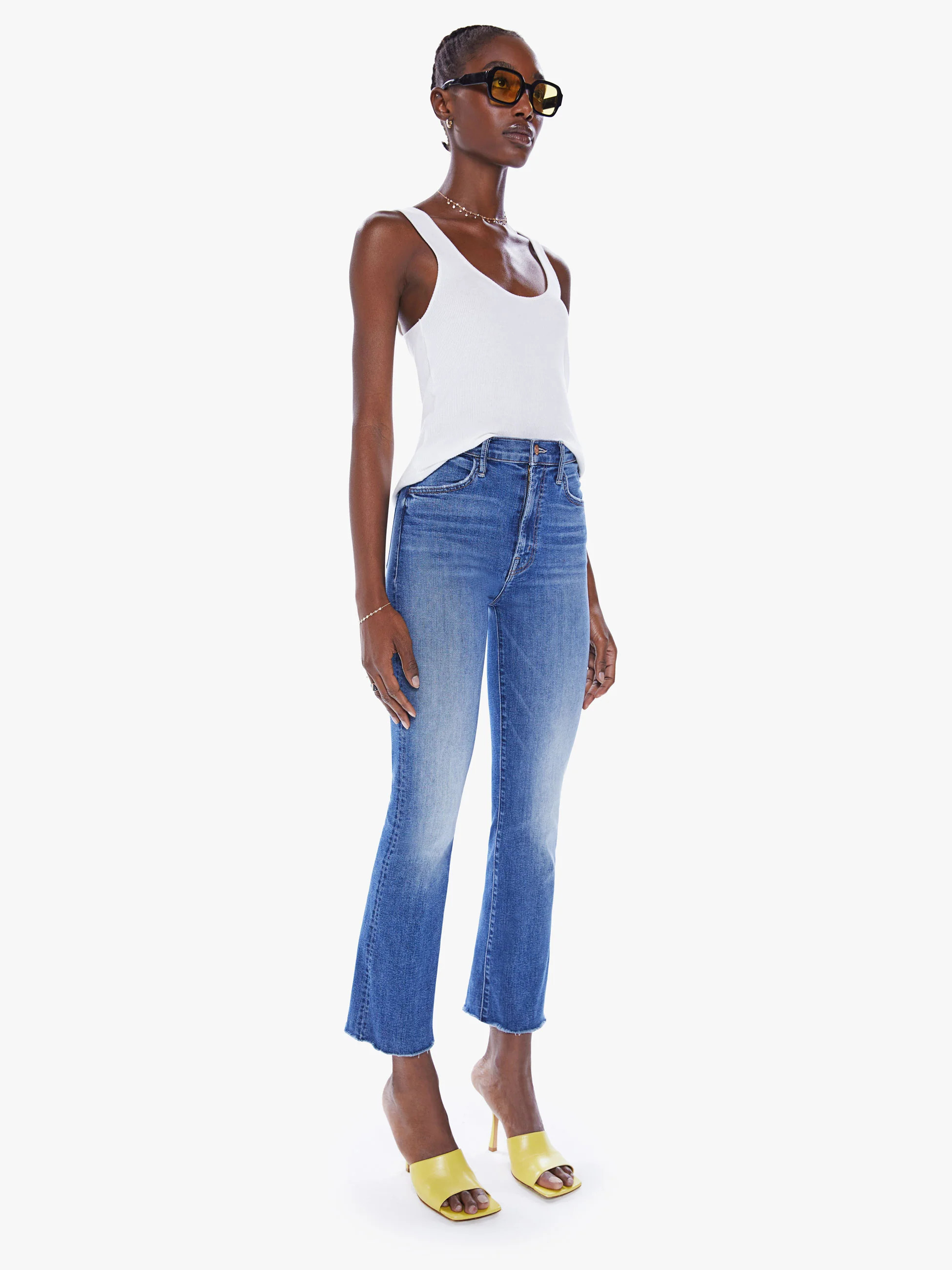 The Hustler Ankle Fray | Mother Denim