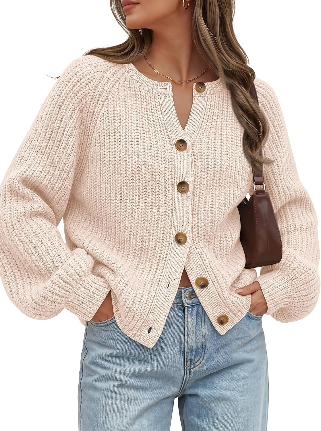 Trendy Queen Chunky Knit Cardigan Sweaters for Women 2026 Fall Outfits | Amazon (US)