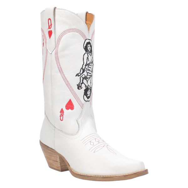 QUEEN A HEARTS  LEATHER BOOT | Dingo1969