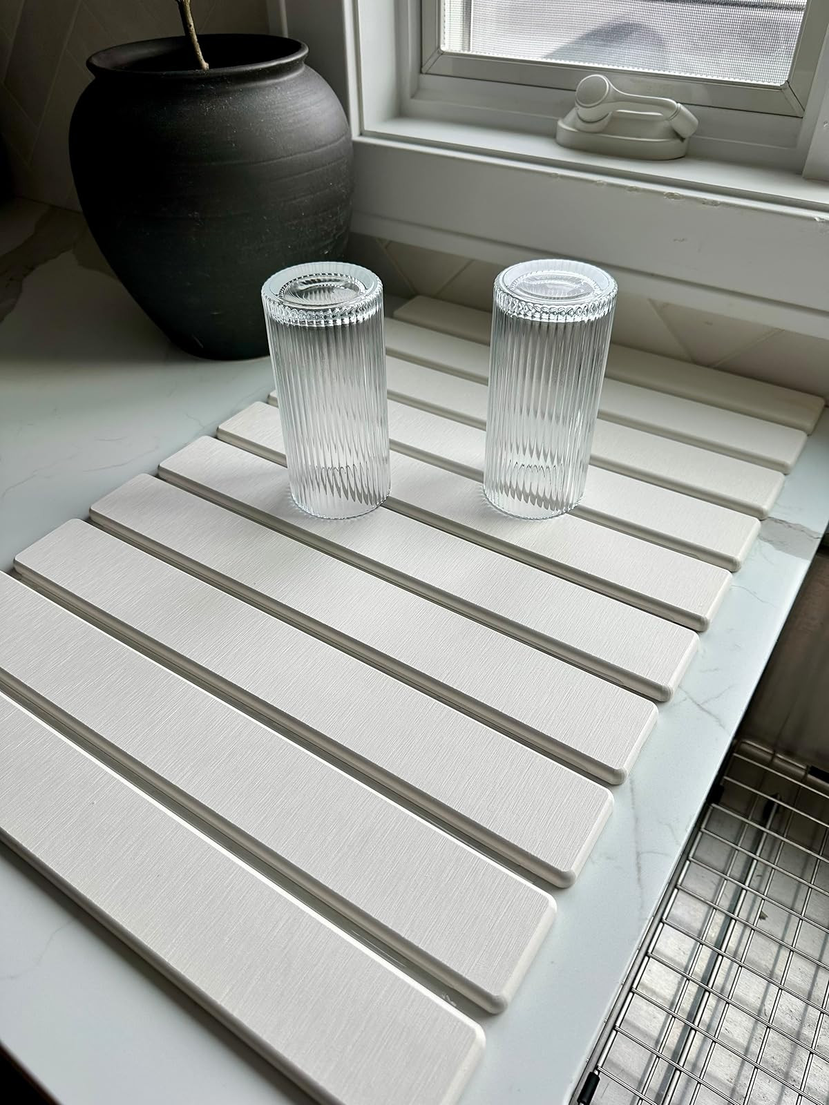 Modern stone dish drying mat! | Amazon (US)