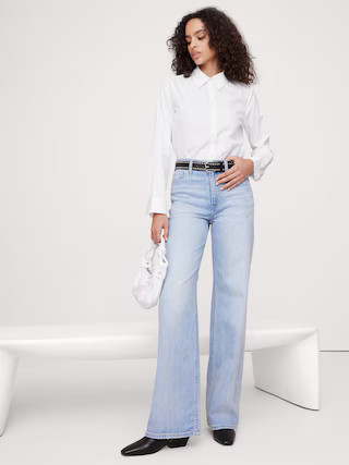 The Icon Classic Wide-Leg Jean | Banana Republic (US)