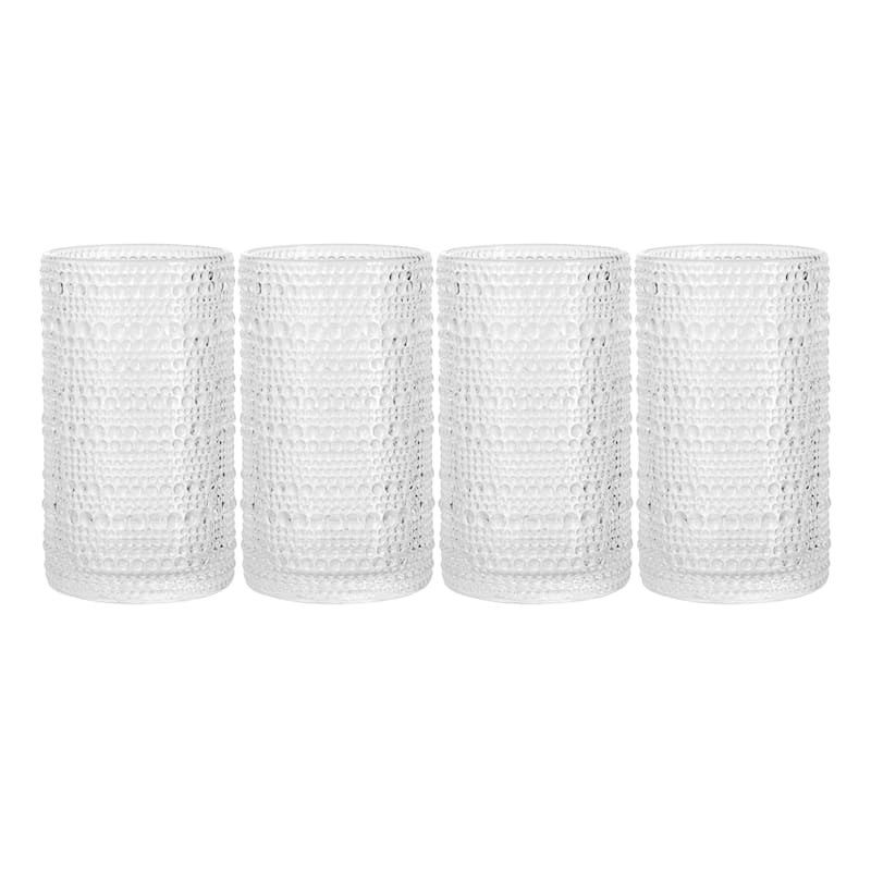 Set of 4 Clear Spectra Hiball Glasses, 15oz | At Home