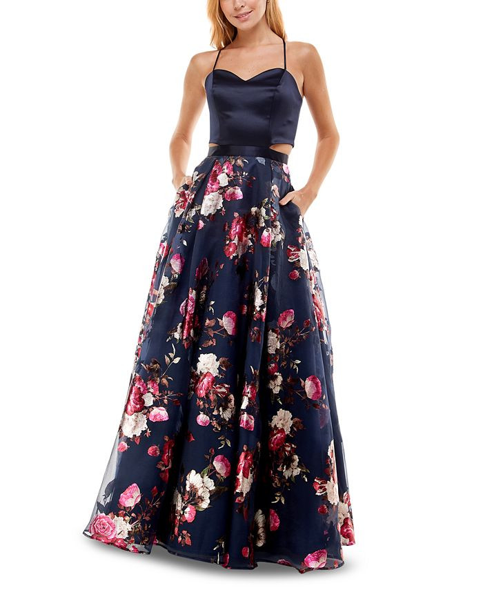 Crystal Doll
          
  
  
      
          Juniors' Printed-Skirt 2-Pc. Ball Gown
      
  
 ... | Macys (US)