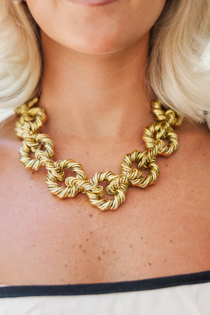 Super Chunky Gold Chain Necklace | The Mint Julep Boutique