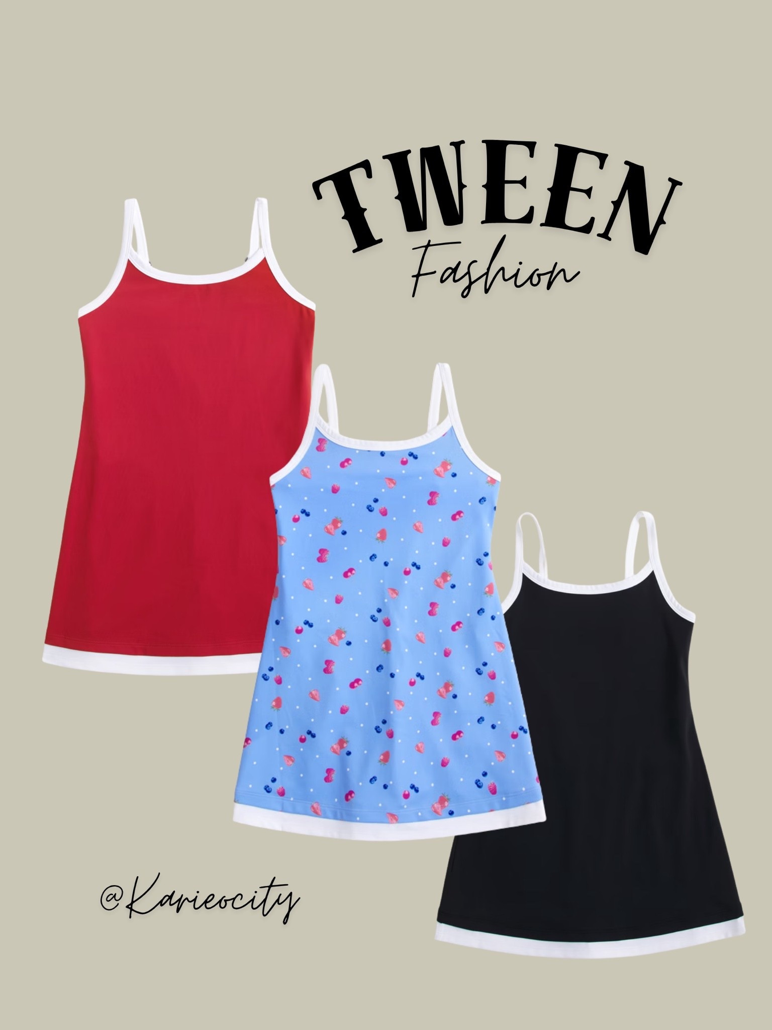Tween Fashion ✔️

Tween Fashion// Tween girl clothes// girl clothes// Tween girl active wear// Active dresses // Abercrombie Kids

#LTKKids #LTKActive