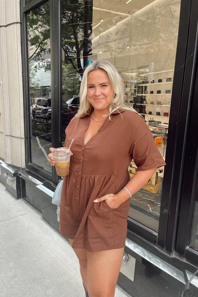 Back in a Prosecco Romper | Vestique