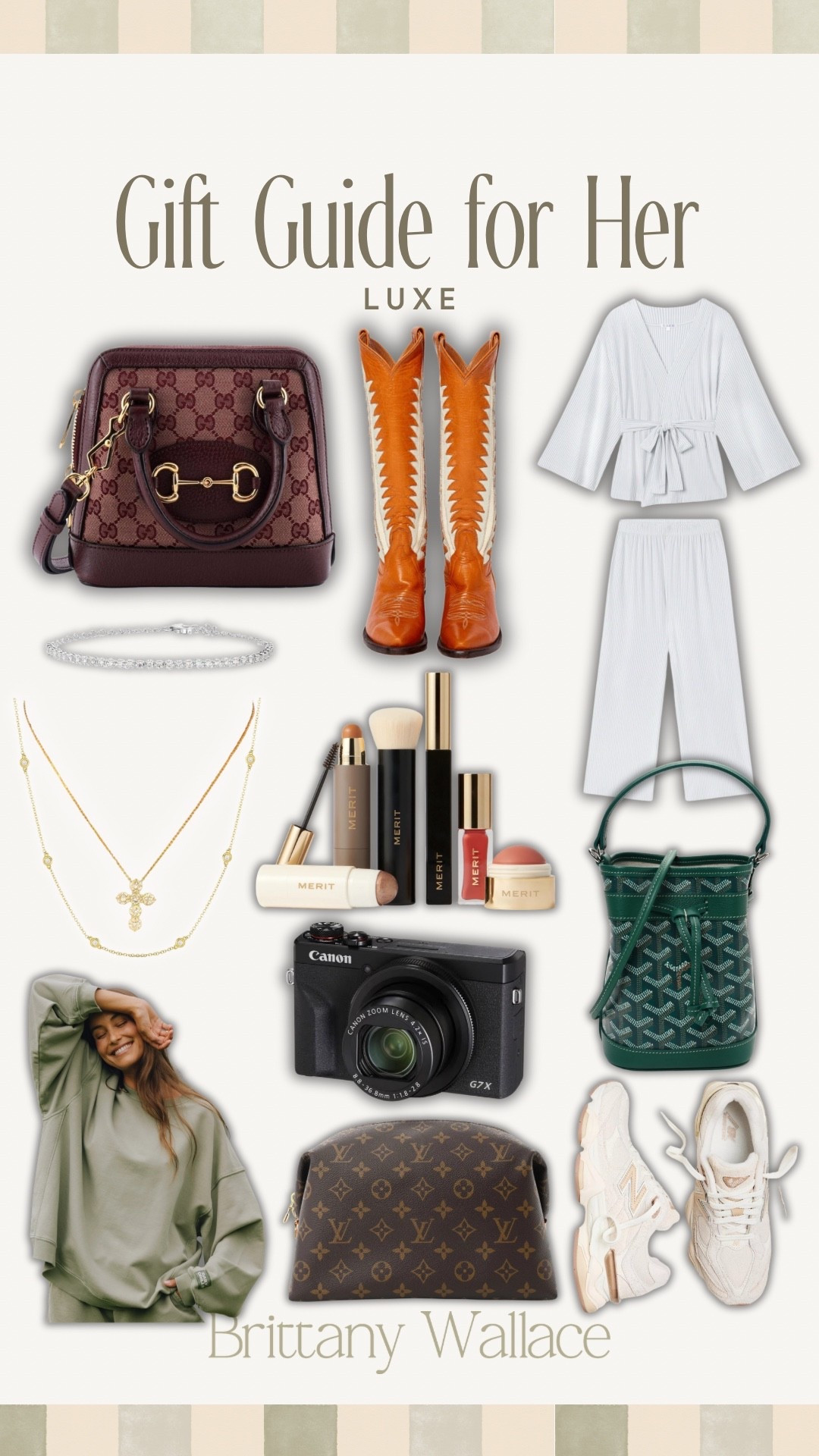 Luxe gift guide for her 😍 
gifts for her, splurge, luxe gifts, gucci, Louis Vuitton, beauty, fashion, women’s gifts 

#LTKGiftGuide #LTKBeauty #LTKStyleTip