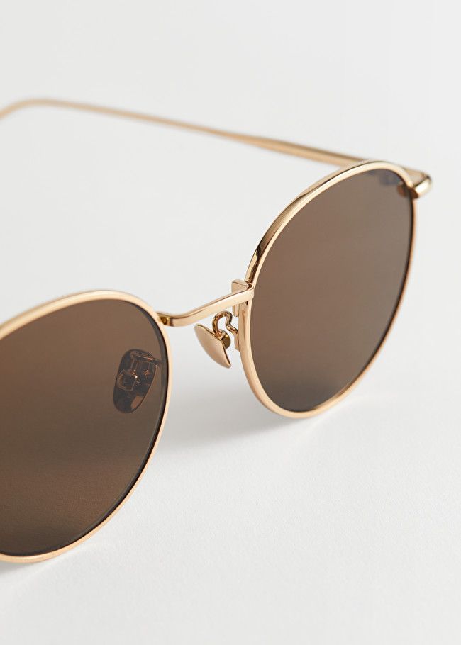 Rounded Gold Frame Sunglasses | & Other Stories (EU + UK)