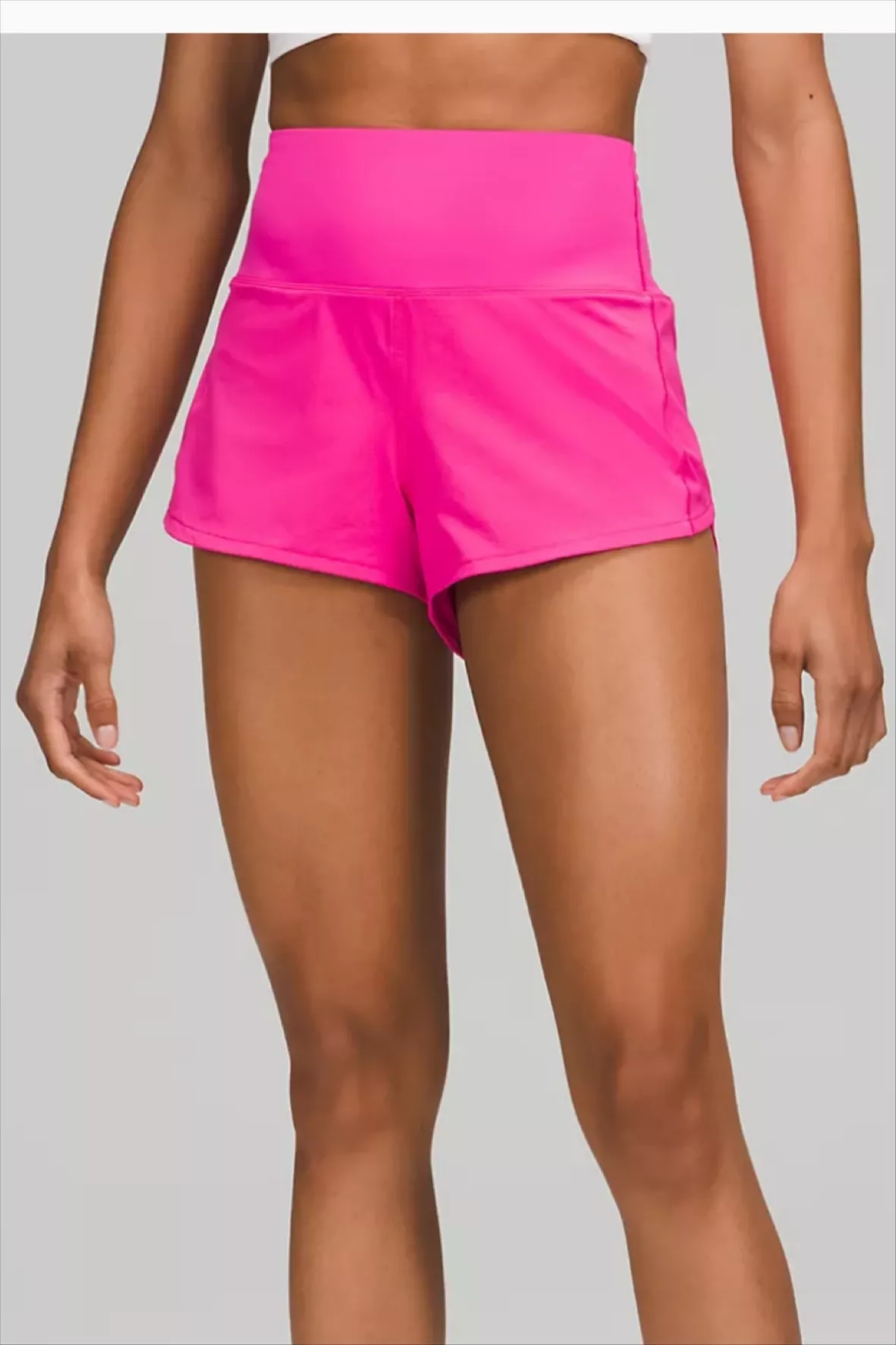 Lululemon Hotty Hot High-rise Lined Shorts 2.5 In Sonic Pink