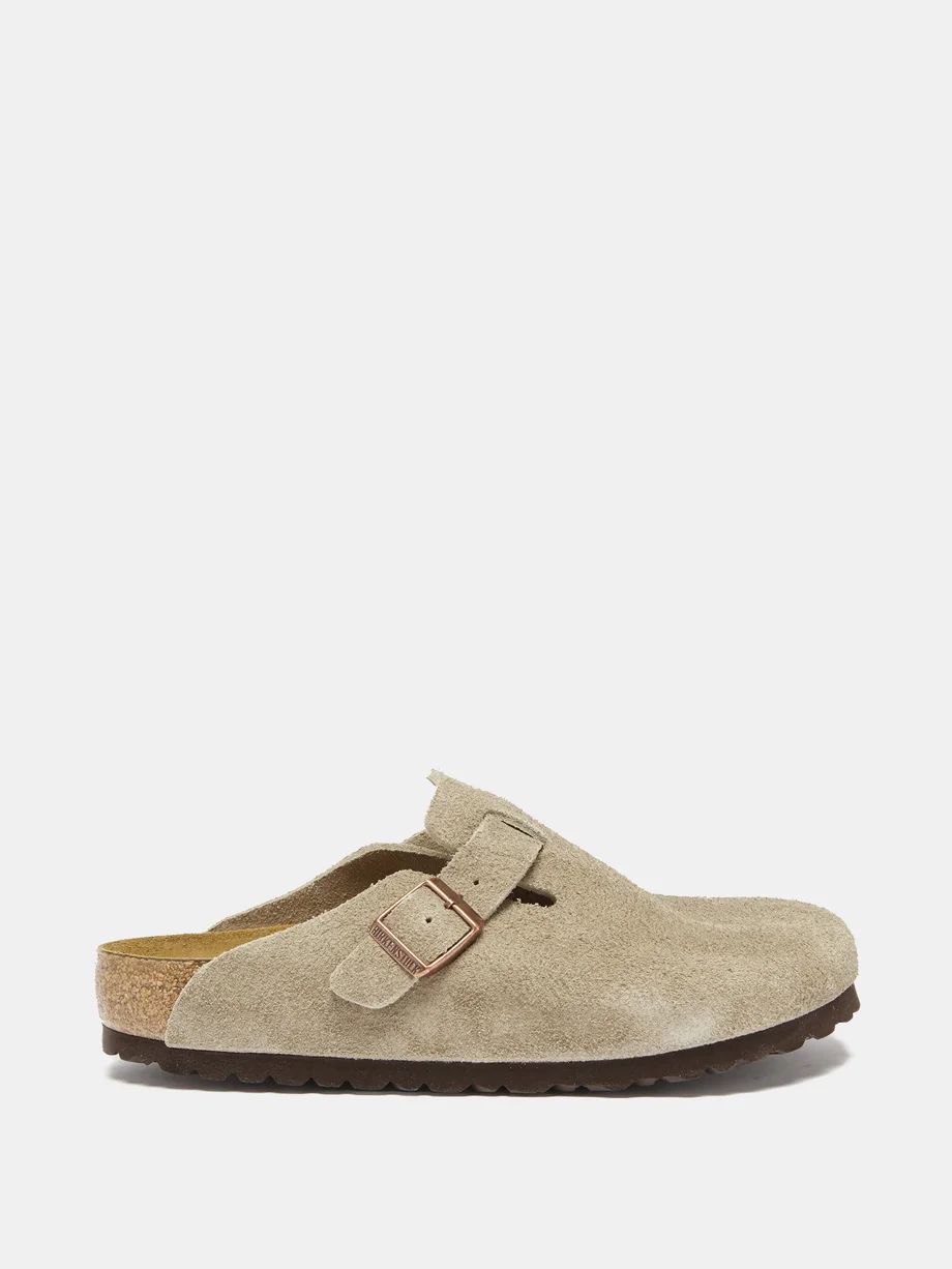 Boston suede clogs | Birkenstock | Matches (US)