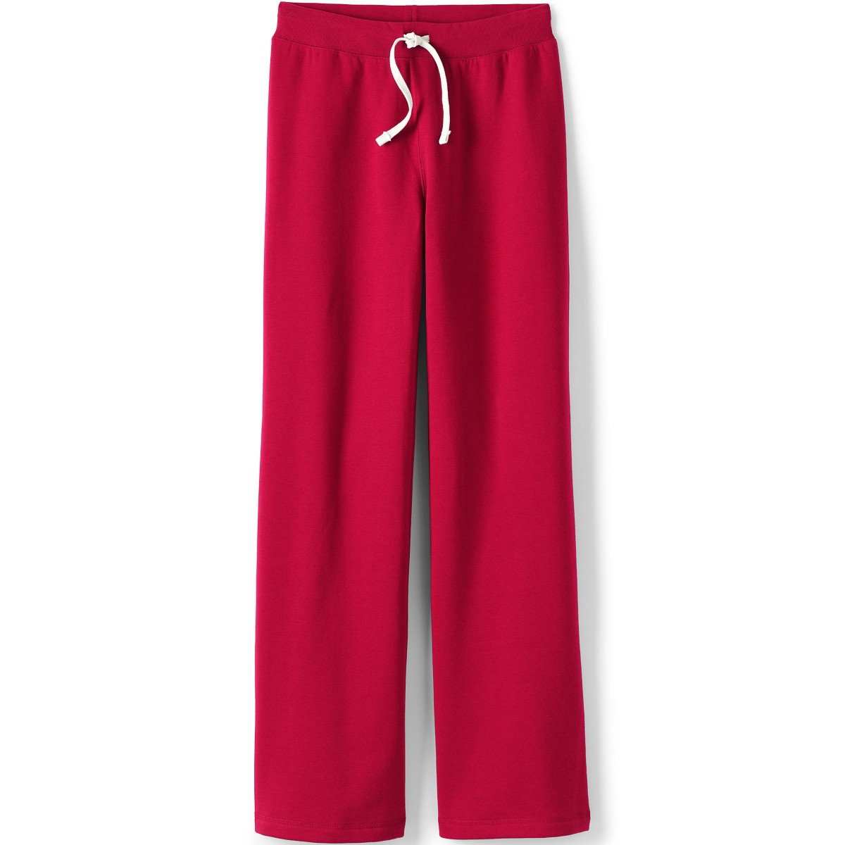 Lands' End Women's School Uniform Sweatpants - Red | Macy's