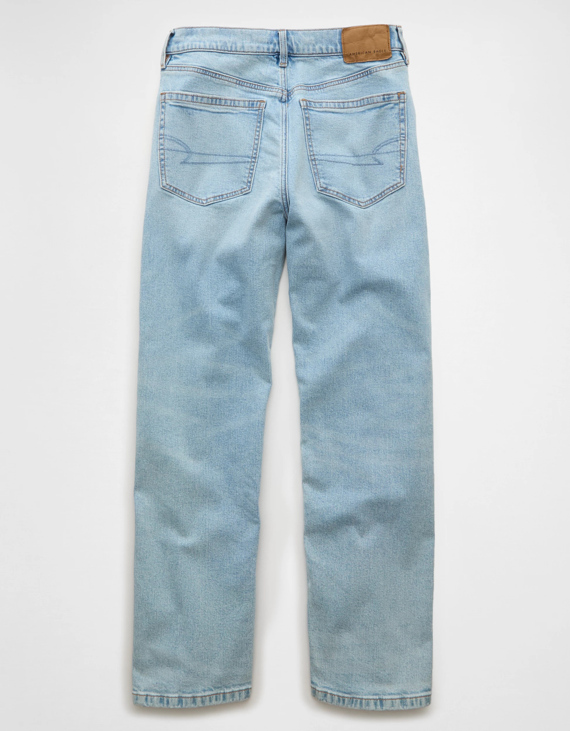 Online Exclusive AE Strigid Low-Rise Baggy Straight Jean | American Eagle Outfitters (US & CA)
